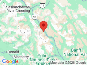 Map of Site Report: Banff National Park - Peyto Lake, Canada